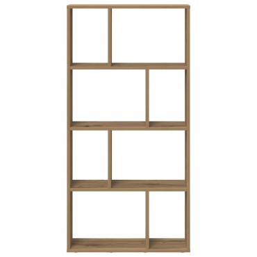 vidaXL Βιβλιοθήκη Αρτισιανή Δρυς 60x20x120cm από Επεξεργασμένο Ξύλο 1 τεμ.