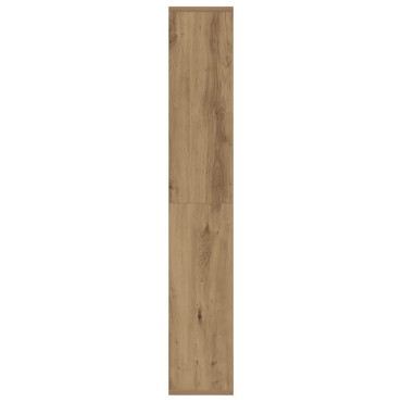 vidaXL Βιβλιοθήκη Αρτισιανή Δρυς 60x20x120cm από Επεξεργασμένο Ξύλο 1 τεμ.