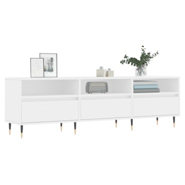 vidaXL Έπιπλο Τηλεόρασης Λευκό 150x30x44,5cm Επεξεργασμένο Ξύλο