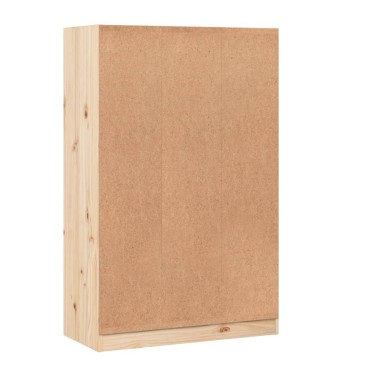 vidaXL Βιβλιοθήκη 70x33x110cm από Μασίφ Ξύλο Πεύκου 1 τεμ.