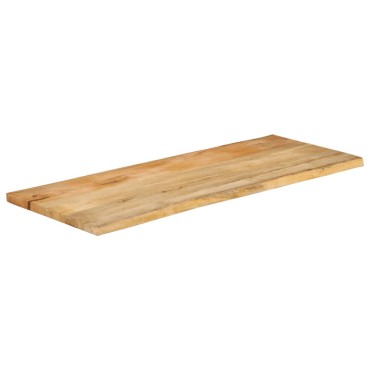 vidaXL Επιφάνεια Τραπεζιού 140x60x3,8cm Live Edge Μασίφ Ξύλο Μάνγκο 1 τεμ.