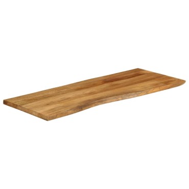 vidaXL Επιφάνεια Τραπεζιού 140x60x3,8cm Live Edge Μασίφ Ξύλο Μάνγκο 1 τεμ.