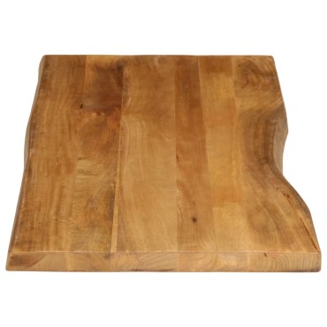 vidaXL Επιφάνεια Τραπεζιού 140x60x3,8cm Live Edge Μασίφ Ξύλο Μάνγκο 1 τεμ.