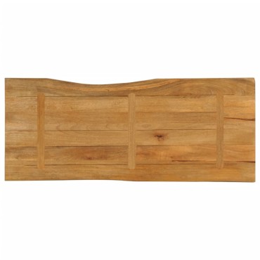 vidaXL Επιφάνεια Τραπεζιού 140x60x3,8cm Live Edge Μασίφ Ξύλο Μάνγκο 1 τεμ.