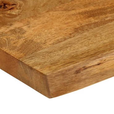 vidaXL Επιφάνεια Τραπεζιού 140x60x3,8cm Live Edge Μασίφ Ξύλο Μάνγκο 1 τεμ.