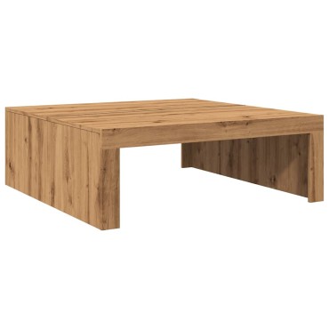 vidaXL Τραπεζάκι Σαλονιού Artisan Δρυς 100x100x35cm Επεξ. Ξύλο 1 τεμ.