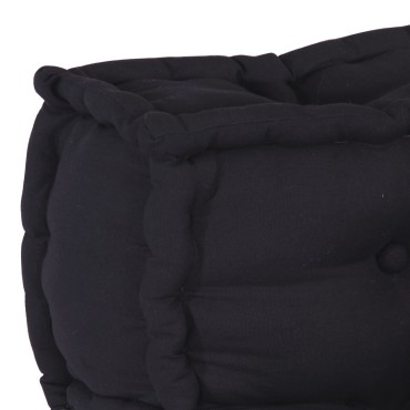 vidaXL Μοντέρνα Πουφ 2 τεμ Ανθρακί Υφάσματος 70x70x54cm