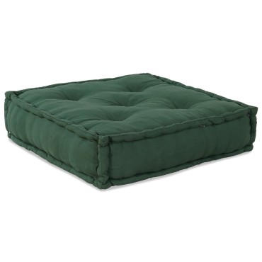 vidaXL Μοδάτα Πουφ 3 τεμάχια Πράσινο Ύφασμα 70x70x54cm