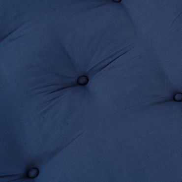 vidaXL Μοντέρνες Πουφ 2 τμχ από indigo υλικό 70x70x36cm