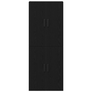 vidaXL Ντουλάπες 2 τεμ. Μαύρη Δρυς 69,5x34x180cm Επεξεργασμένο Ξύλο