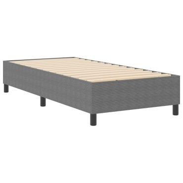 vidaXL Κρεβάτι με στήριξη Light Grey 80x200 cm από κορντουρόι