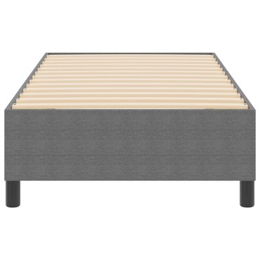 vidaXL Κρεβάτι με στήριξη Light Grey 80x200 cm από κορντουρόι