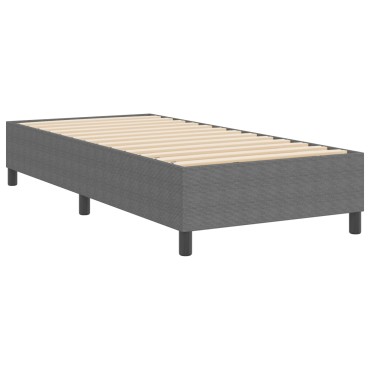 vidaXL Κρεβάτι με στήριξη Light Grey 80x200 cm από κορντουρόι