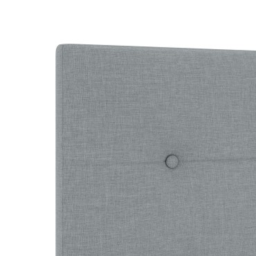 vidaXL Κεφαλάρι με Ραφές σε Μπεζ Ύφασμα 100x7x128cm 1 τεμ.