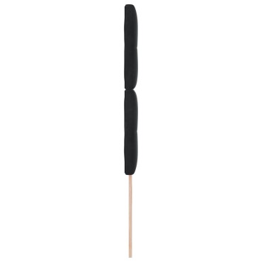 vidaXL Κεφαλάρι Καπιτονέ Μαύρο Βελούδο 100x128x7cm 1 τεμ.