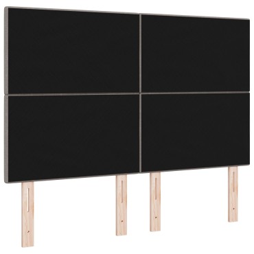 vidaXL Κεφαλάρι με Κουμπιά Ταπέτο Ύφασμα 144x7x128cm 1 τεμ.