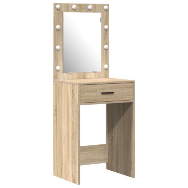 Σετ Μακιγιάζ 2 τεμ. με LED από Σομόνα Δρυιαρή 50x41x135cm