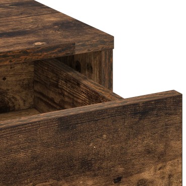 Σετ 3 τεμ. για το Dressing Table με LED από Καπνιστό Δρυ 40x41x135cm