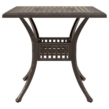 Σετ κήπου 5 κομματιών vidaXL από χυτοσίδηρο 80x80x75cm
