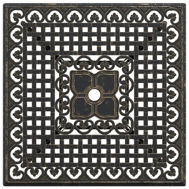Σετ κήπου 5 κομματιών vidaXL από χυτοσίδηρο 80x80x75cm