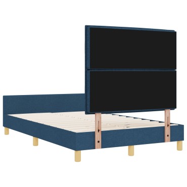 vidaXL Κρεβάτι Μπλε 120x200 εκ. Υφάσματος