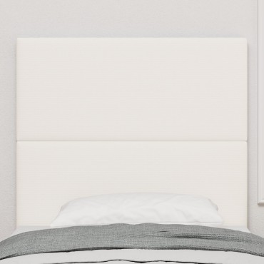 vidaXL LED Κεφαλάρι Κρέμα Κορντούρα 80x5x128cm