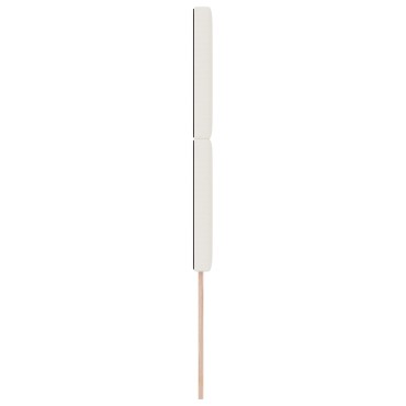 vidaXL LED Κεφαλάρι Κρέμα Κορντούρα 80x5x128cm