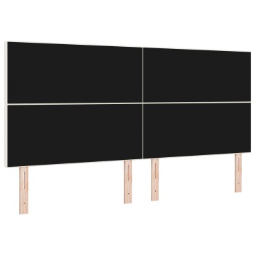 vidaXL LED Κεφαλάρι Κρέμα Κορντούρα 200x5x128cm