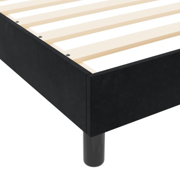 vidaXL Μαύρο Βελούδινο Κρεβάτι 180x200 εκ 1 τεμ.