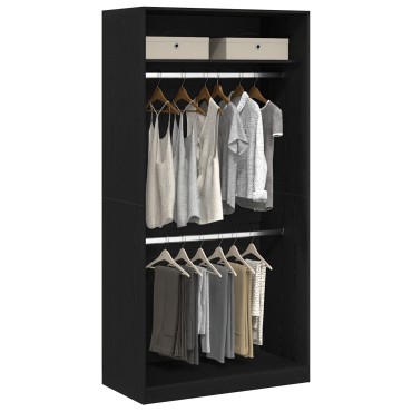 Armoire Black Oak vidaXL - 100x50x200cm
