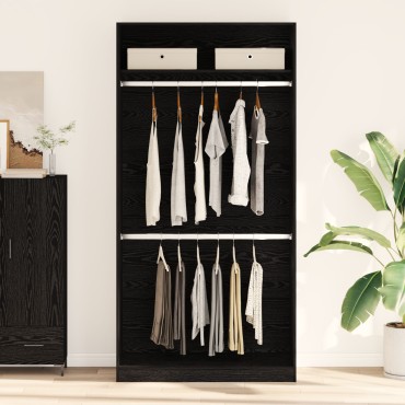 Armoire Black Oak vidaXL - 100x50x200cm