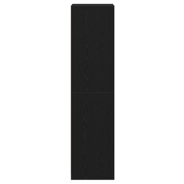 Ντουλάπα VidaXL Μαύρης Δρυς 50x50x200cm σε Επεξεργασμένο Ξύλο