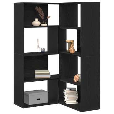 vidaXL Γωνιακό Ντουλάπι Μαύρη Δρυς 140x30x140cm Επεξεργασμένο Ξύλο