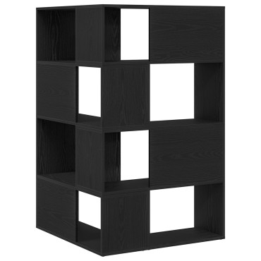 vidaXL Γωνιακό Ντουλάπι Μαύρη Δρυς 140x30x140cm Επεξεργασμένο Ξύλο