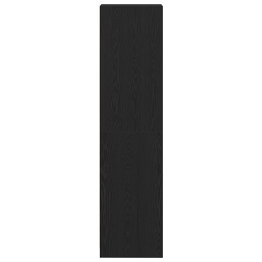 ντουλάπα vidaXL Μαύρος Δρυς 30x50x200cm Επεξεργασμένο ξύλο