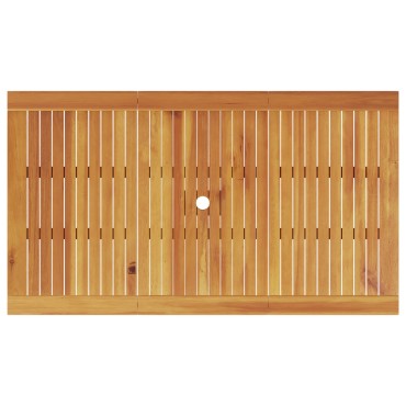 vidaXL Σετ Κήπου 5 τεμ. από Μασίφ Ξύλο Ακακίας 140x80x74cm