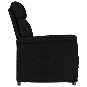 vidaXL Πολυθρόνα ανακλινόμενη Μαύρη 70.5x96.5x95cm 1 τεμ.
