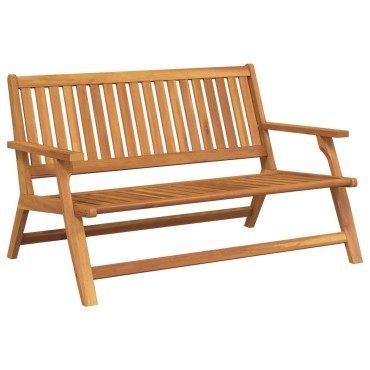 vidaXL Παγκάκι Κήπου 122.5x77x74cm Μασίφ Ξύλο Ακακίας