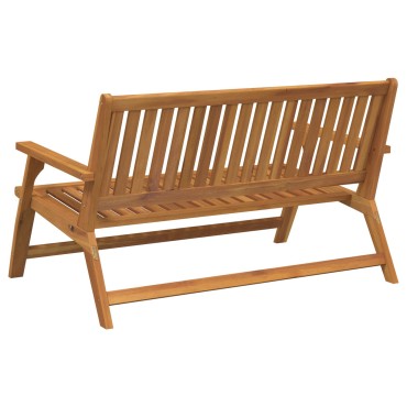 vidaXL Παγκάκι Κήπου 122.5x77x74cm Μασίφ Ξύλο Ακακίας