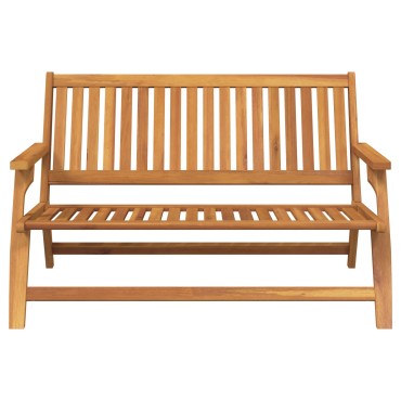 vidaXL Παγκάκι Κήπου 122.5x77x74cm Μασίφ Ξύλο Ακακίας