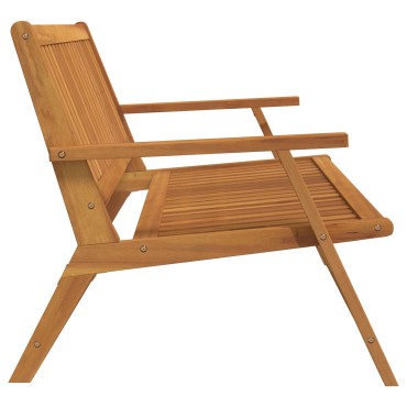 vidaXL Παγκάκι Κήπου 122.5x77x74cm Μασίφ Ξύλο Ακακίας