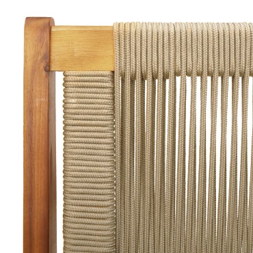 vidaXL Πολυθρόνες Κήπου 2 τεμ. Μπεζ 67x77x73cm Μασίφ ξύλο ακακίας