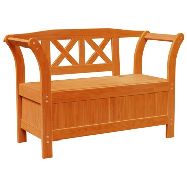 vidaXL Πάγκος Αποθήκευσης Κήπου Ακακία 119x76x44cm Μασίφ Ξύλο Πεύκου 1 τεμ.