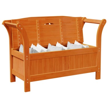 vidaXL Πάγκος Αποθήκευσης Κήπου Ακακία 119x76x44cm Μασίφ Ξύλο Πεύκου 1 τεμ.