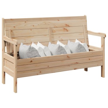 vidaXL Εξωτερικός Πάγκος 119x76x44cm Μασίφ ξύλο πεύκου
