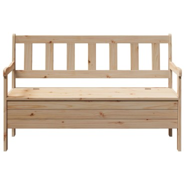 vidaXL Εξωτερικός Πάγκος 119x76x44cm Μασίφ ξύλο πεύκου