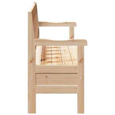 vidaXL Εξωτερικός Πάγκος 119x76x44cm Μασίφ ξύλο πεύκου