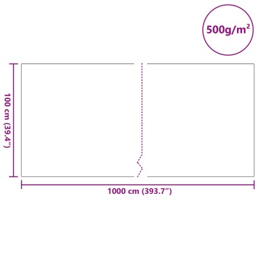 vidaXL Σαπούνι Κήπου 500 γρ/㎡ 1x10 μ