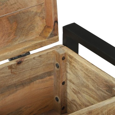 vidaXL Αποθηκευτικές Κάσες Καφέ 60x30x30cm Μασίφ ξύλο μάνγκο