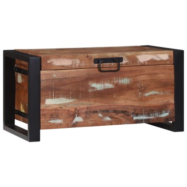 vidaXL Κουτιά Αποθήκευσης 60x30x30cm Μασίφ Ανακυκλωμένο Ξύλο και Μέταλλο